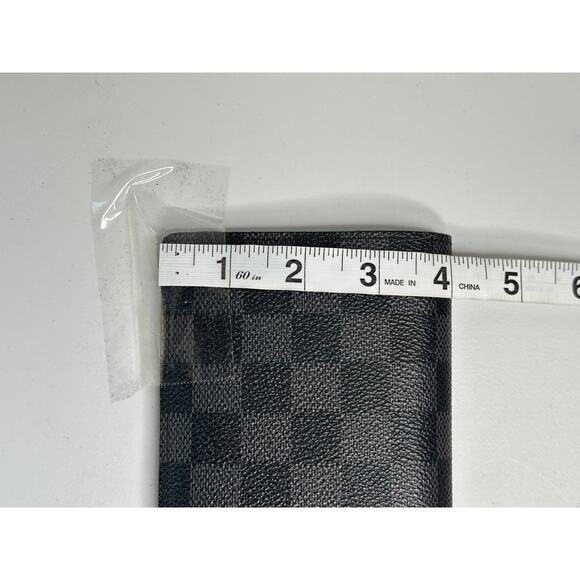 Louis Vuitton Damier Graphite Brazza Wallet Gray Black Genuine Leather Luxury - Picture 7 of 9